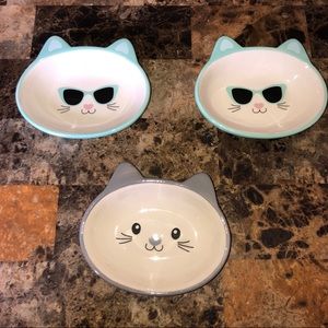 Kitty Cat jewelry or soap dish set